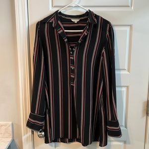 Black striped blouse